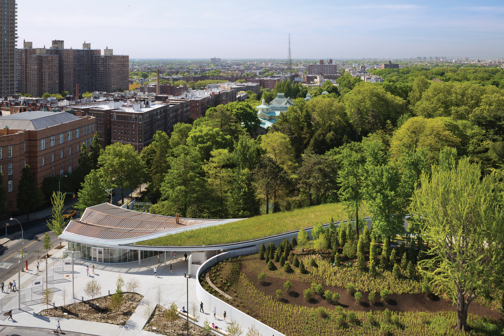 Brooklyn Botanic Garden Visitor Center - Projects - Weiss/Manfredi